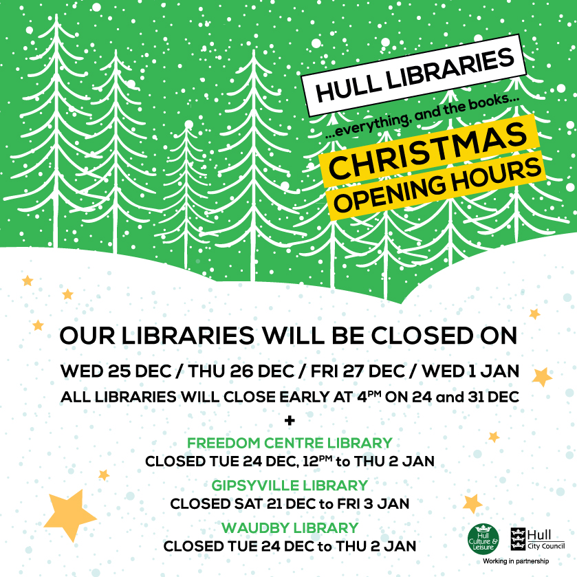 hull libraries christmas opening times